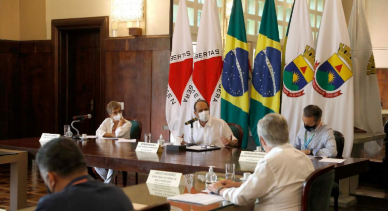PBH recebe homenagem por plano para despoluição da Lagoa da Pampulha Reunião com o prefeito Alexandre Kalil