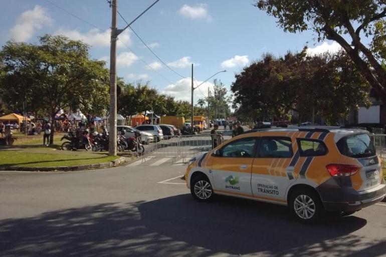 Operação de trânsito para corridas na capital
