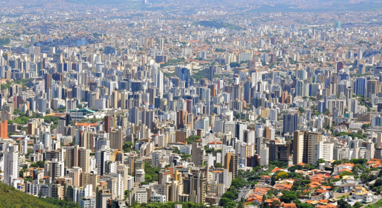 Imagem aérea de Belo Horizonte