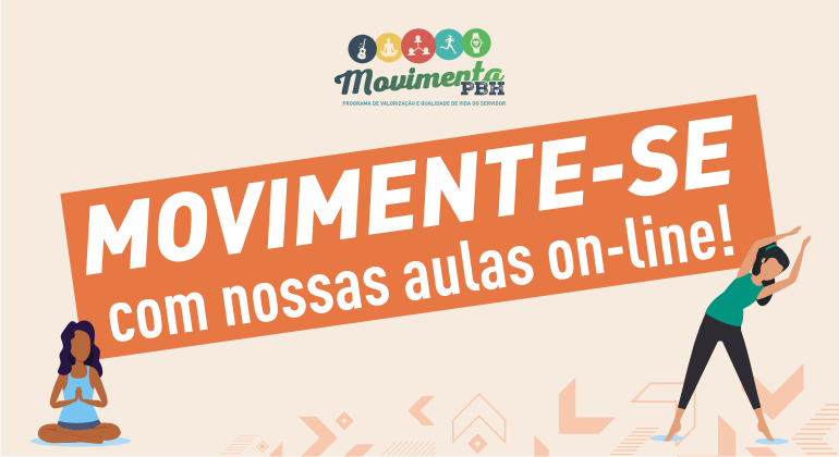 Prefeitura oferece aulas on-line de Treinamento Funcional, Ioga e Ginástica Laboral para servidores Arte feita pela Prefeitura