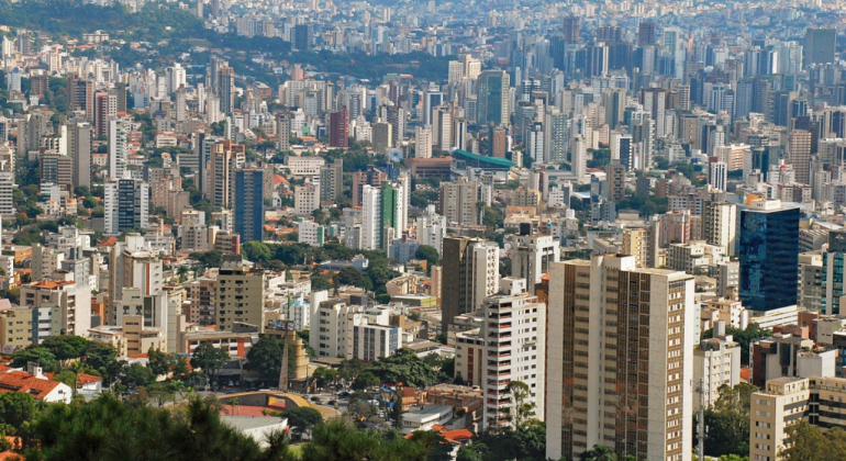 Imagem aérea de Belo Horizonte