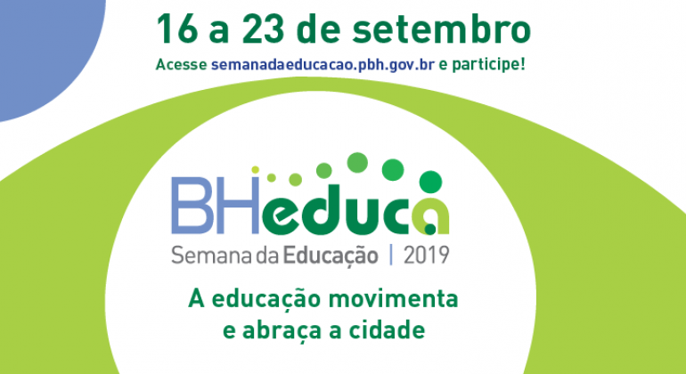 Pintura artística ao vivo e atendimento ao público são atividades da Carreta Conexão Gentileza Digital na Semana da Educação 2019 - BH Educa. Arte: PBH 16 a 23 de setembro: BH Educa - Semana da Educação 2019. A educação movimenta e abraça a cidade.