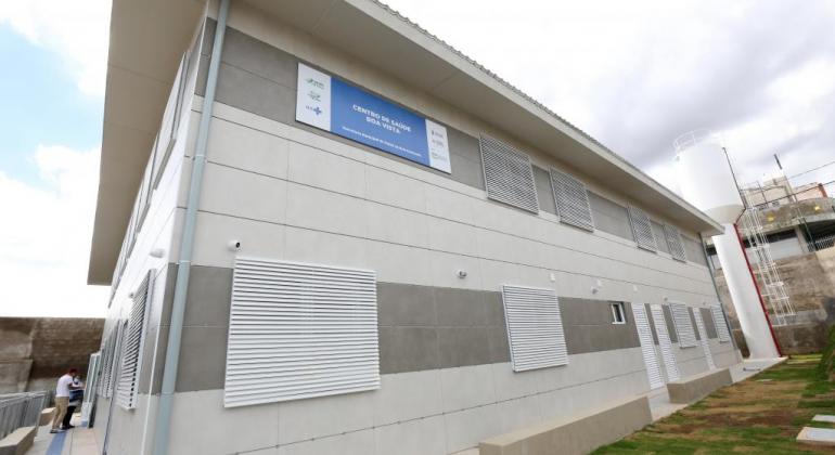 Prefeitura começa construção de novas sedes para mais três Centros de Saúde Fachada do Centro de Saúde do bairro Boa Vista