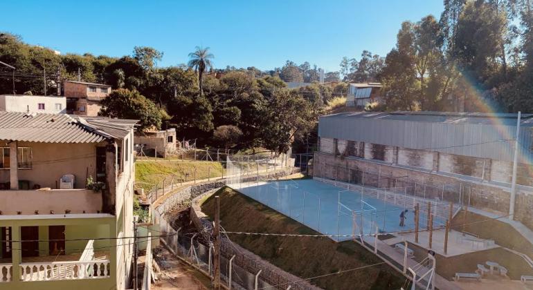 Imagem da obra de OP da Vila Sport Club concluída 