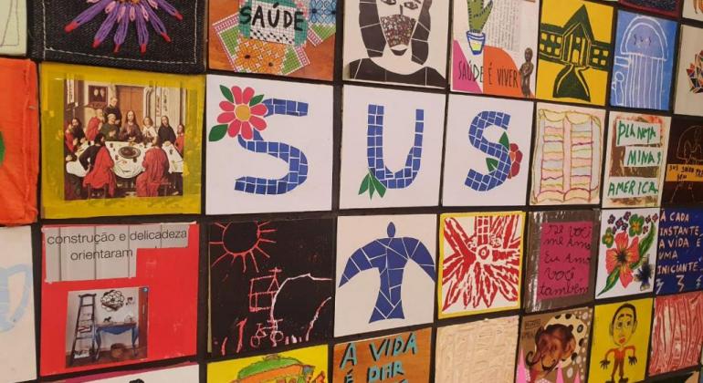  Rede de Saúde Mental utiliza a arte para homenagear trabalhadores do SUS 