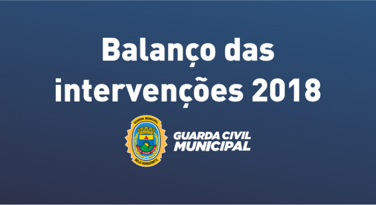 Balanço das intervenções 2018