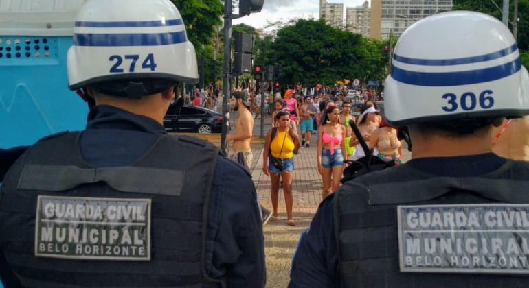 Guarda Municipal faz segurança durante o Carnaval 