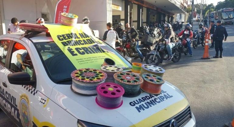 Dia Nacional do Motociclista terá ações da PBH contra o uso de cerol na capital