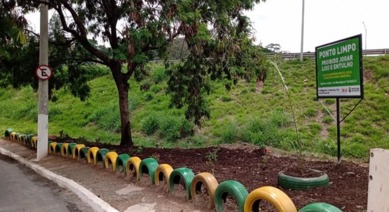 Programa transforma deposições clandestinas de Venda Nova em ambientes limpos Imagem de um Ponto Limpo em Belo Horizonte