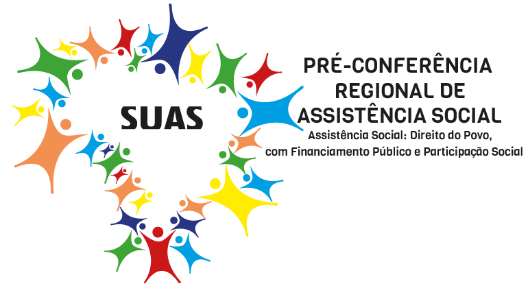 O mês de agosto será marcado pelas pré-conferências de Assistência Social nas nove regionais de Belo Horizonte. Arte: PBH Pré-Conferência regional de Assistência Social. Assistência Social, Direito do Povo. Com Financiamento Público e Participação Social