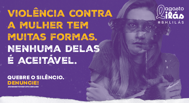 Campanha Agosto Lilás intensifica combate à violência contra a mulher em todas as regionais