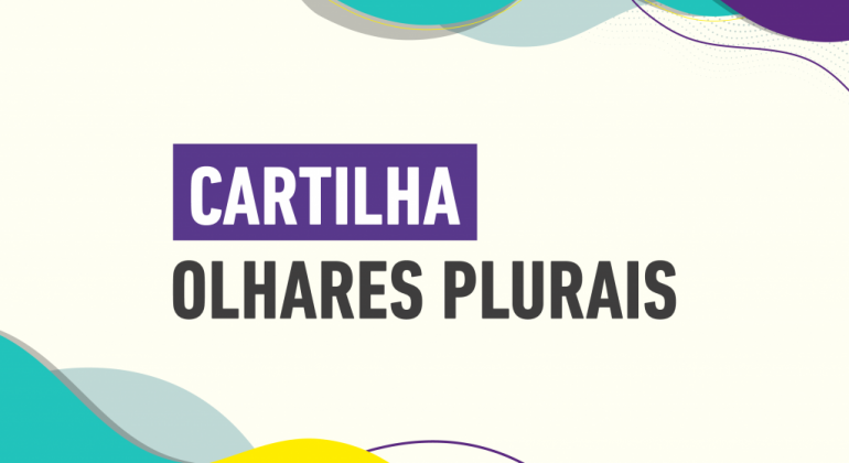 Capa da Cartilha "Olhares Plurais"