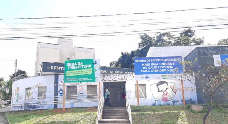 Sudecap faz obras de manutenção em Centros de Saúde Fachada do Centro de Saúde Olavo Albino Correia