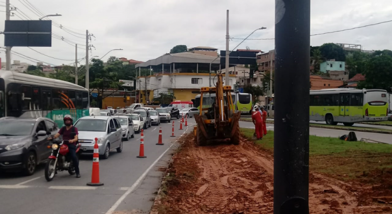 Prefeitura inicia intervenções para segunda etapa das obras da Vilarinho Obra na avenida Vilarinho