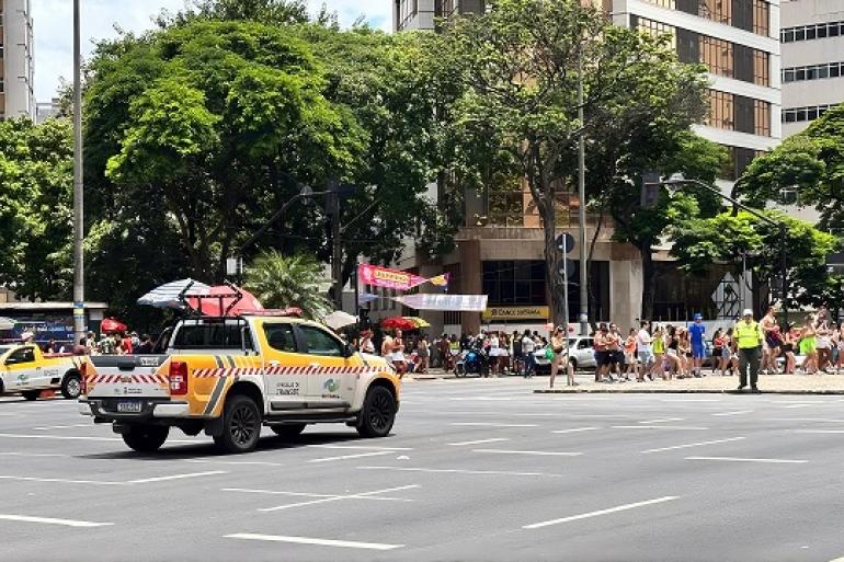 Esquema de trânsito garante a segurança e mobilidade dos foliões no último final de semana do Carnaval