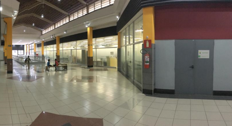 A partir de terça-feira, dia 12/11, os atendimentos de setores como Educação, Fiscalização e Saúde, serão feitos no Shopping Norte. Foto: Divulgação PBH Área do shopping onde serão instaladas diversas salas de atendimento da regional Venda Nova.