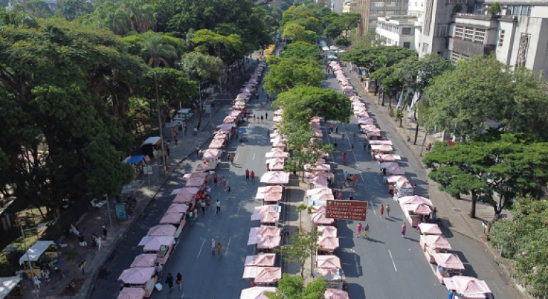 Feira da Afonso Pena não funcionará no feriado de 7 de setembro devido ao desfile cívico
