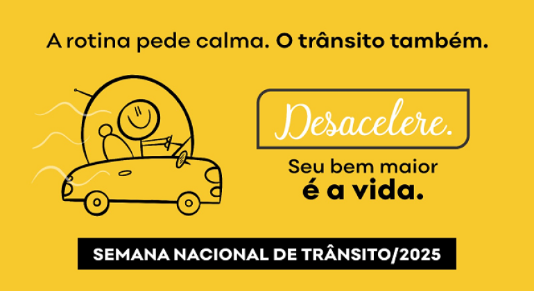 Semana Nacional de Trânsito terá atividades educativas pela cidade