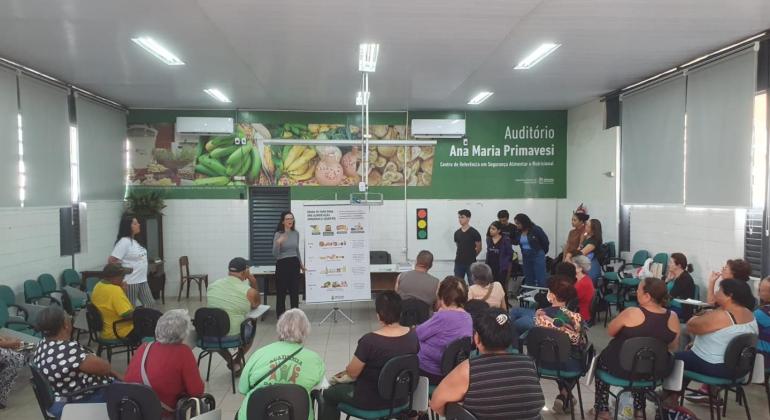 Oficinas de Educação Alimentar deste ano serão encerradas no Cresan Mercado da Lagoinha