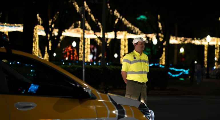 Operação de trânsito para iluminação de Natal na Praça da Liberdade Operação de trânsito para iluminação de Natal na Praça da Liberdade