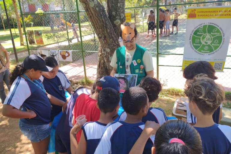 “Folia dos Bichos” vai orientar os visitantes do Parque Municipal sobre a preservação da biodiversidade