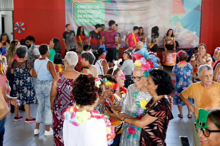 Baile de Carnaval vai agitar o Centro de Referência da Pessoa Idosa Caiçara