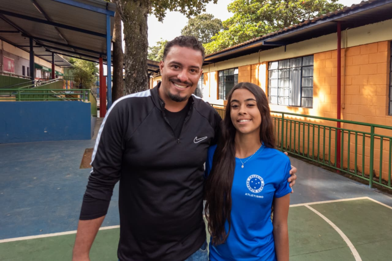 Estudante da rede municipal é selecionada para o atletismo do Cruzeiro