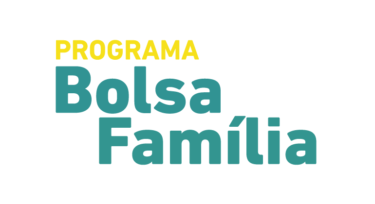 Bolsa Família Imagem com fundo branco e texto Programa Bolsa Família
