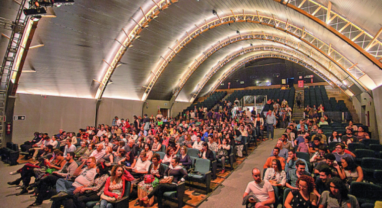 Banda da Guarda Municipal celebra 10 anos no Francisco Nunes Platéia lotada do Teatro Francisco Nunes. Foto: Divulgação