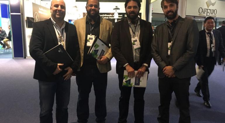BH é destaque em evento de tecnologia Leonardo Roscoe, Bruno Miranda, Jean Mattos Duarte, Leandro Garcia