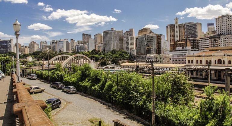Vista da área Central de Belo Horizonte foto: João Paulo Vale
