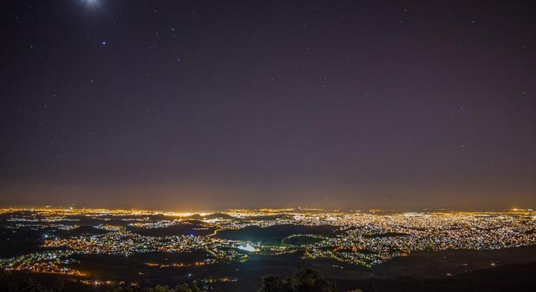 Vista da noite de Belo Horizonte