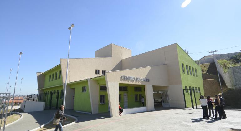 Prefeitura abre pregão para compra de tiras de glicemia - Foto: Vander Bras/PBH Fachada do Centro de Saúde São Tiago