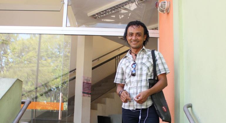 BH em Pauta: Foco no Ser Humano - Foto: Mariana Costa/PBH Oziel Fernandes da Silva no Centro de Referência a Saúde Mental