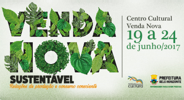 Evento em Venda Nova promove saúde e sustentabilidade - Divulgação Cartaz do evento Venda Nova Sustentável