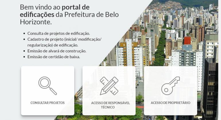 Solicitação de 2º exame de projeto de edificação será online Tela do site