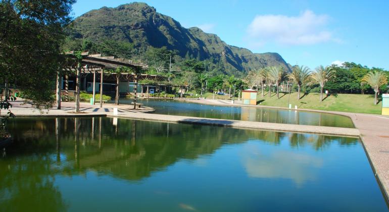 BH em Pauta: Recursos hídricos nos Parques Municipais - Foto: Arquivo/FPM Parque das Águas no Parque das Mangabeiras