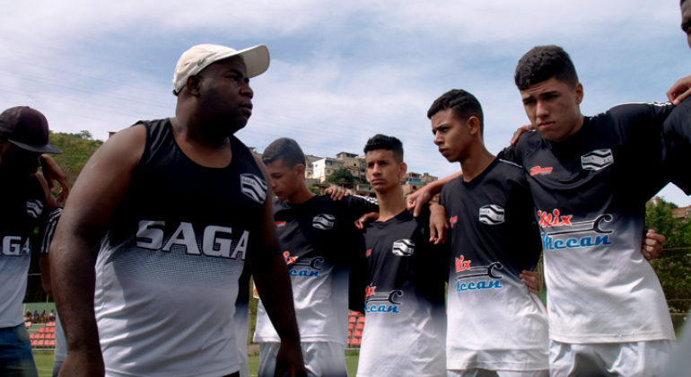 Jogadores do time participante da Copa Centenário.