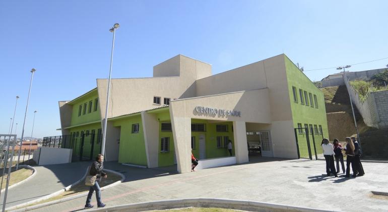 Prefeitura convocou, dia 10 de novembro, mais 44 agentes comunitários de saúde aprovados em seleção pública do Edital 05/14. Foto: Vander Brás/PBH Fachada do Centro de Saúde. Foto ilustrativa.