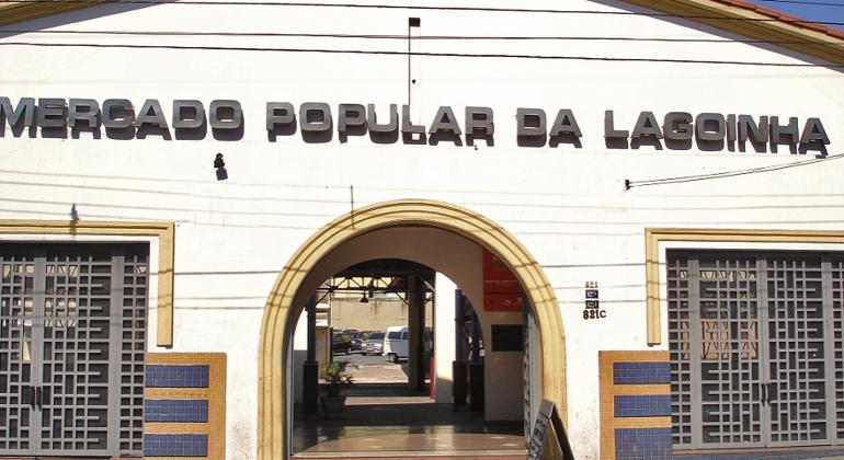 Prefeitura aprimora a gestão dos mercados municipais Fachada do Mercado da Lagoinha, BH