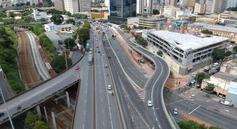 Foto: Divulgação PBH Viaduto Leste.