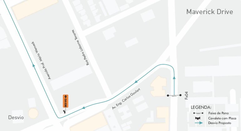 Evento na avenida Raja Gabaglia terá operação de trânsito e transporte Mapa gráfico do entorno da avenida Engenheiro Carlos Goulart