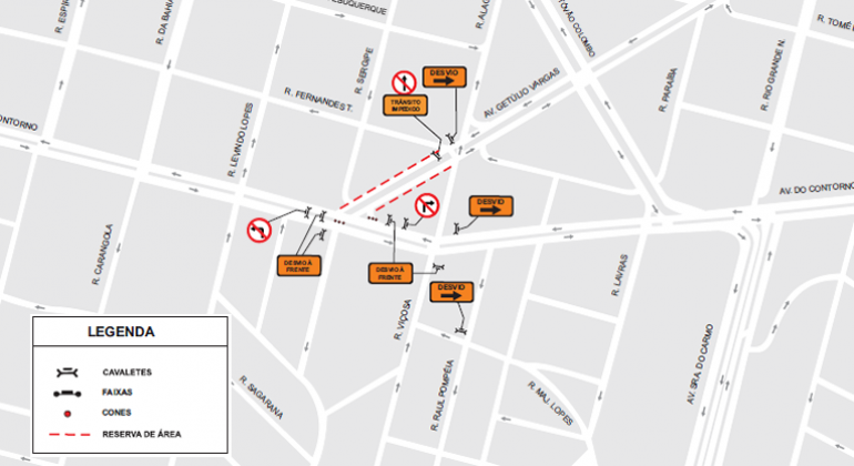 Savassi terá operação de trânsito e transportes para o evento Beer Horizonte Mapa com alteração de rotas na savassi