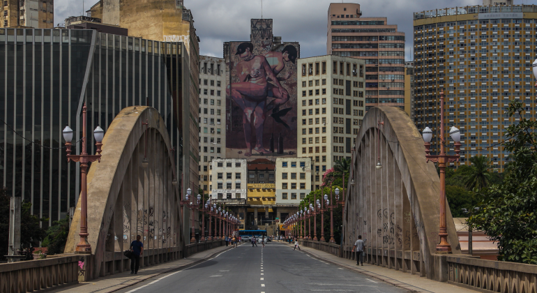 Foto do Viaduto Santa Tereza