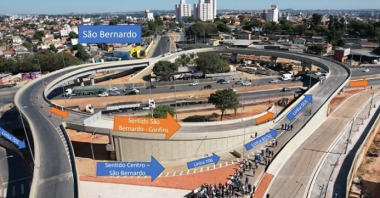 Prefeitura de BH libera novos acessos nos viadutos das avenidas Waldomiro Lobo e Cristiano Machado