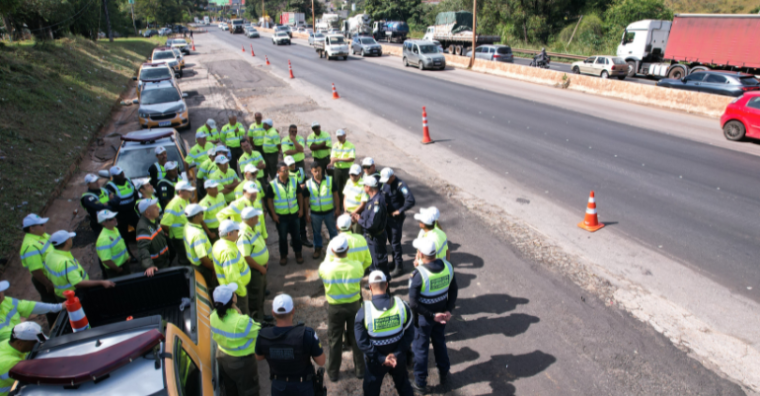 NOVO ANEL Agentes da BHTRANS em treinamento para fiscalização do Novo Anel