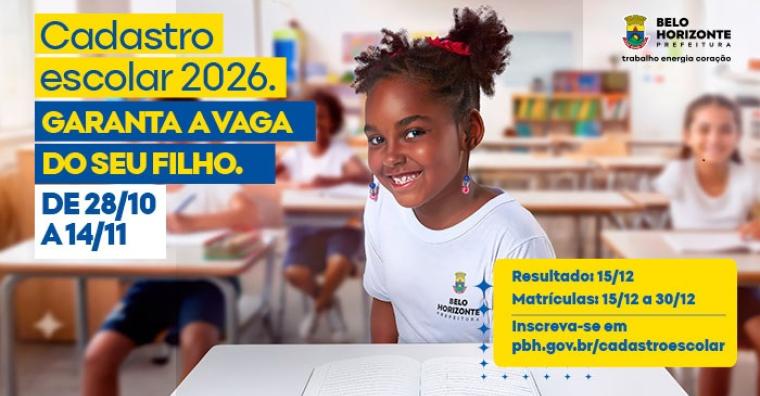 Cadastro Escolar começa nesta terça-feira (28): veja o passo a passo e documentos necessários Cadastro Escolar começa nesta terça-feira (28): veja o passo a passo e documentos necessários