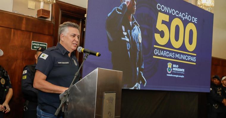 PBH anuncia convocação de 500 novos guardas municipais e mais investimentos na segurança pública