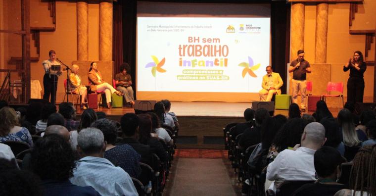 PBH lança canal de denúncias em Seminário sobre erradicação do trabalho infantil