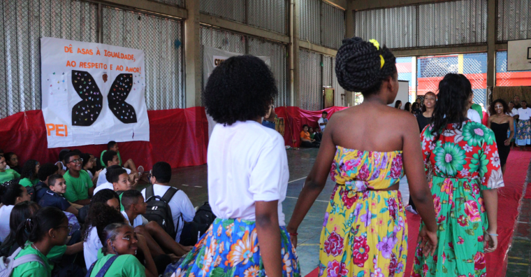 Escola Municipal celebra o Mês da Consciência Negra com desfile de beleza